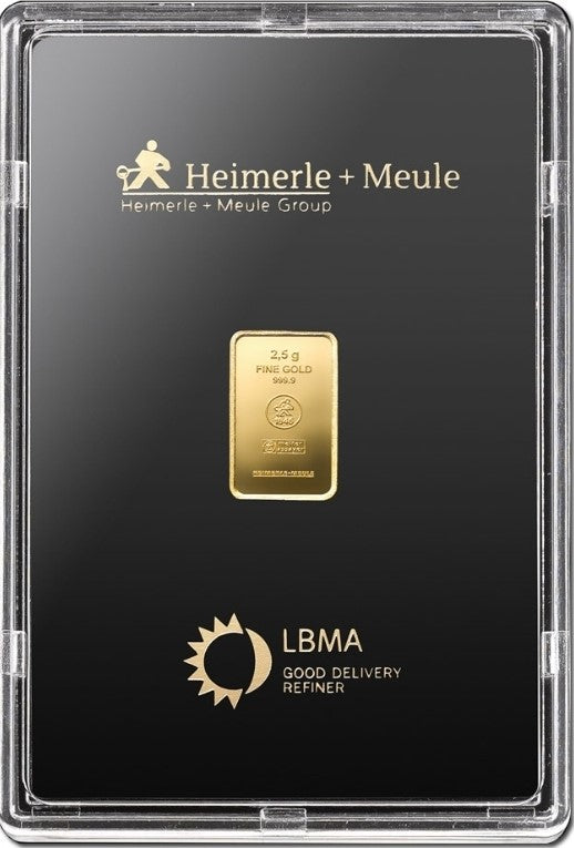 2,5g Gold zlata palica 999,9 - SEPA